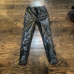 misguided leather pants